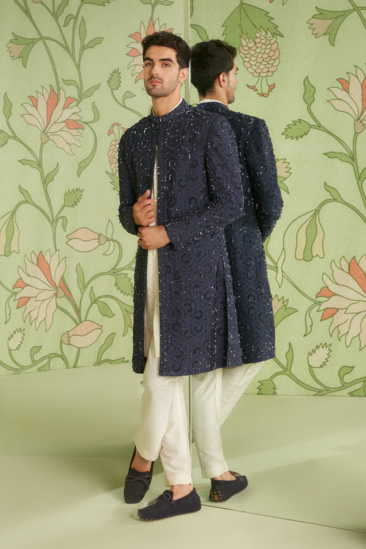 Indo western with outlet kurta