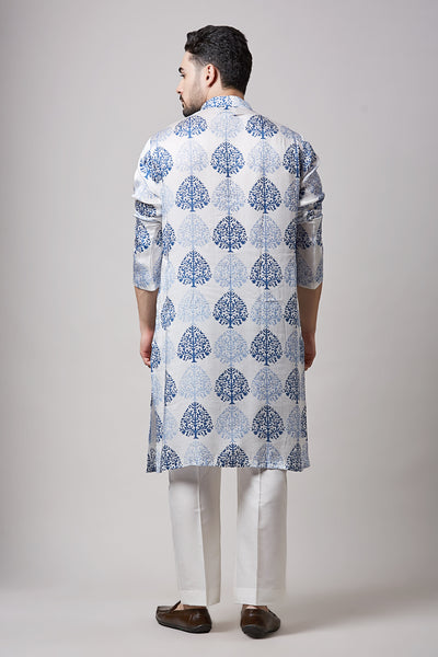 NAQSH HAND BLOCK PRINTED KURTA SET